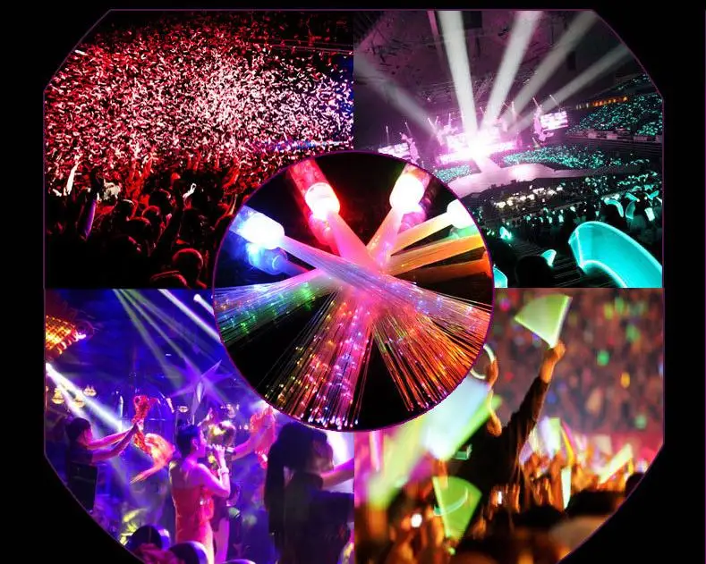 100 шт. светодиодная палочка светильник волоконно-оптический веселить светящаяся