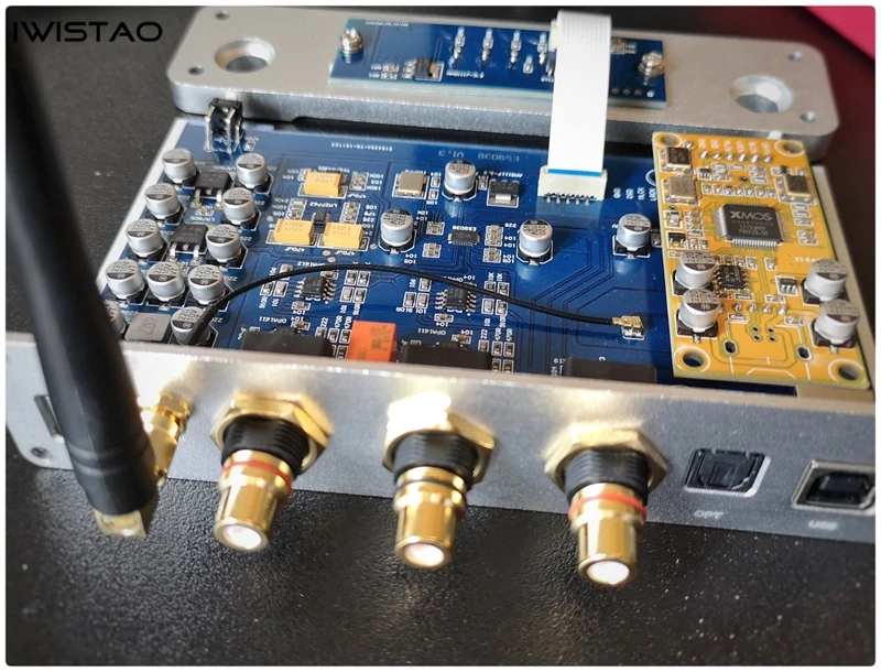 IWISTAO HIFI аудиофил ES9038 Q2M DAC декодер оптоволоконный коаксиальный USB XMOS208 Bluetooth 5 0 QCC3008
