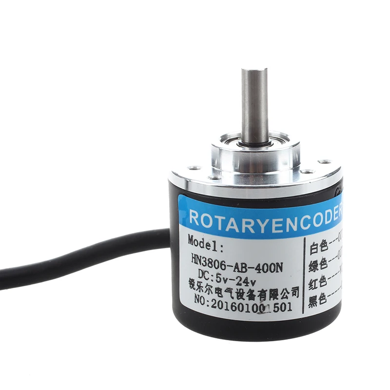 Роторный энкодер 400 P/R 6 мм инкрементный оптический вал рабочее измерение 5-24 В |
