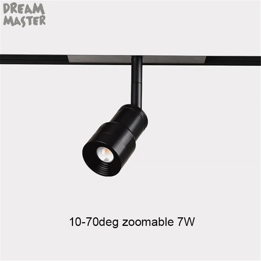 Новинка 2019 24 В постоянного тока магнитный Трековый светильник 7 Вт