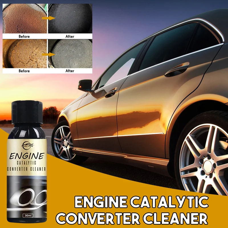 

30ml Compartment Cleaner Engine Cleaning Agent Carbon Removal Car Exhaust Cleaning Engine Wear Resistant Car Maintenance Tool