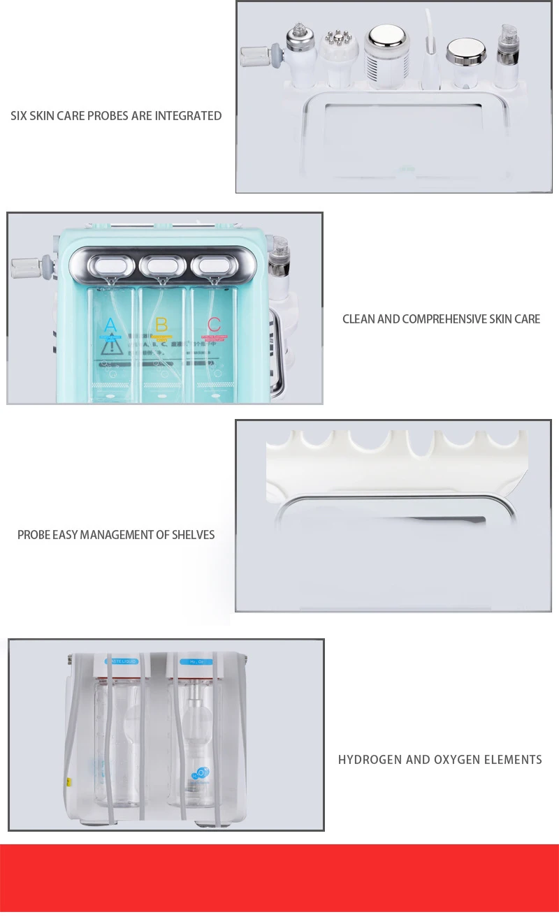 Newest 6 In 1 H2O2 Water Oxygen Jet Peel Hydra Beauty skin Cleansing Dermabrasion facial Machine Aqua Peeling | Красота и здоровье