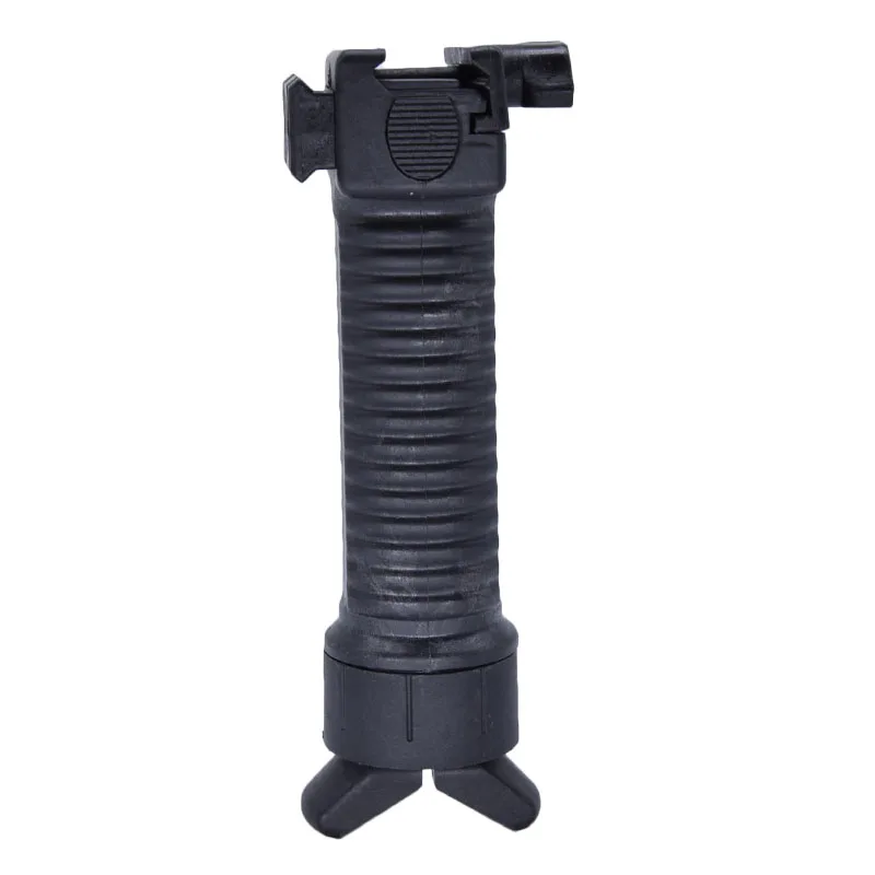 

Nylon + aluminum alloy Military Tactical Fore Grip Bipod Pod Picattinny Weaver Rail Rifle Foregrip For Paintball Shooting New