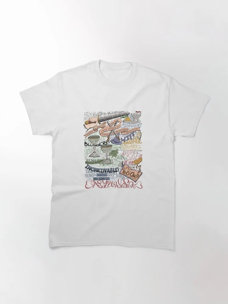 

Tops T Shirt Women (Colorized) Princess Bride Quotes Classic T-Shirt