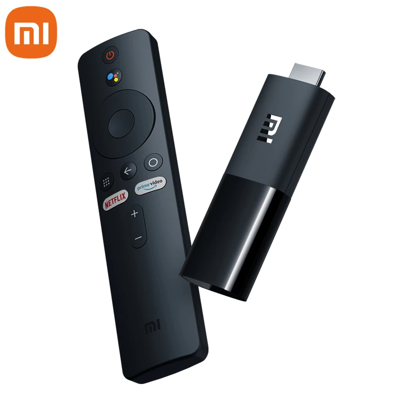  Global Version Xiaomi Mi TV Stick Android TV 9.0 4-core 1080P HD Dual Decoding 1GB RAM 8GB ROM Google Assistant Netflix Wifi 5 