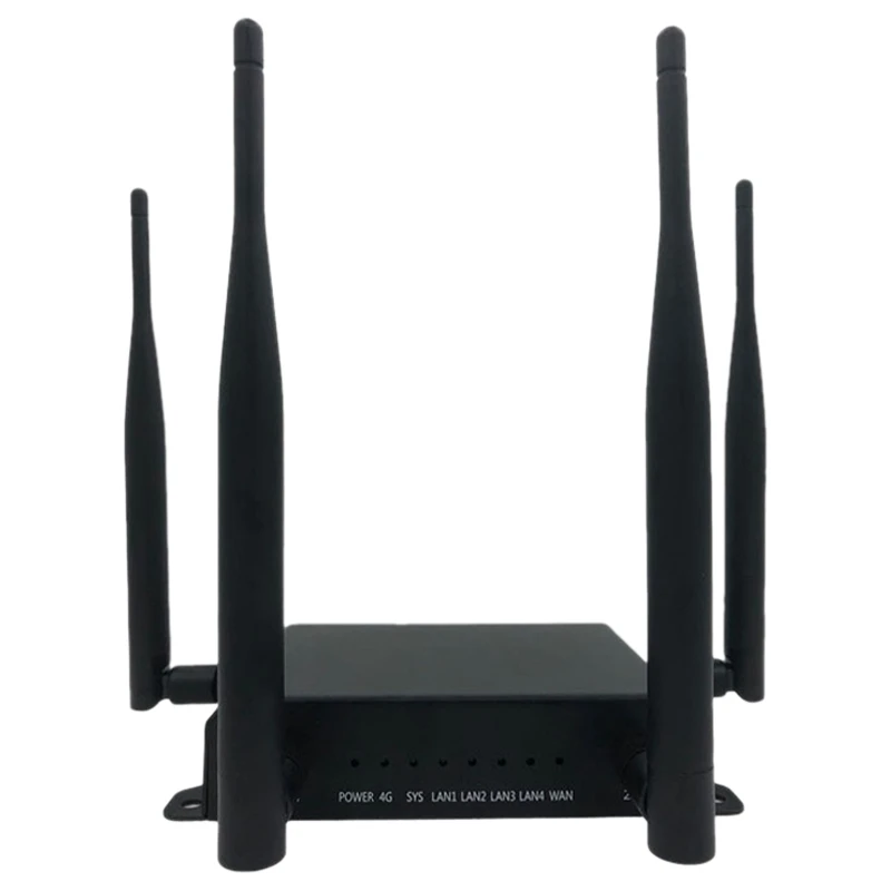 

150Mbps LET 4G WiFi Router 2.4GHz Wireless Internet Router, 4XLAN / 1XWAN Port, Support CAT4 EC25-AFFA／AFFD(EU Plug)