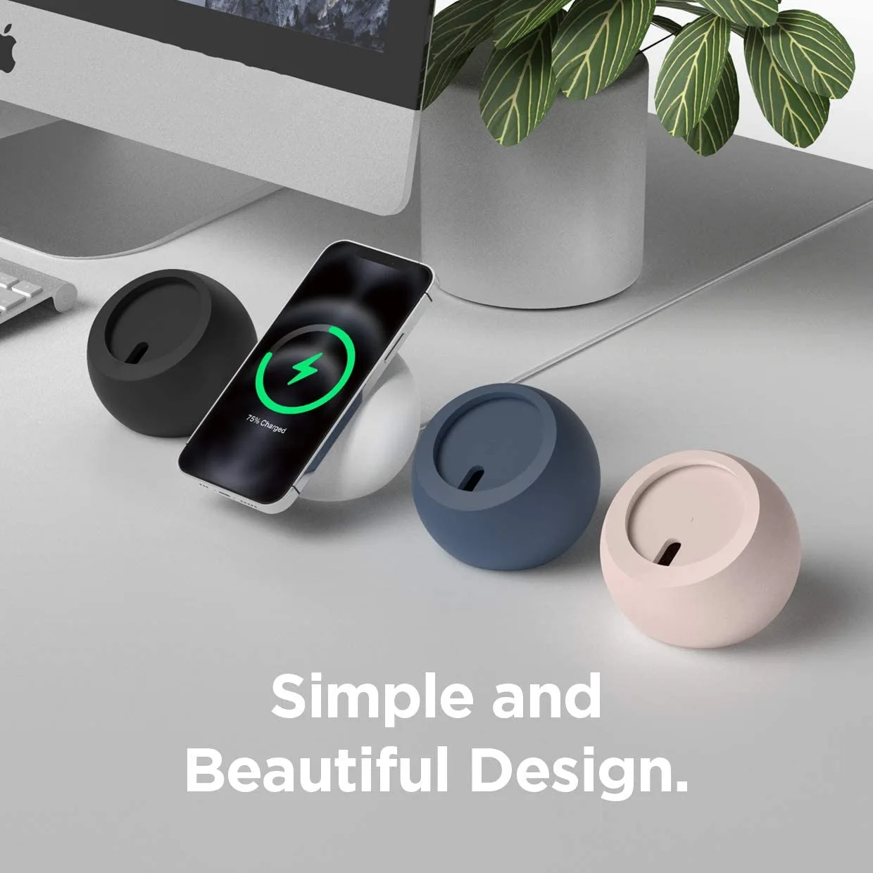 magsafe charger stand suitable for iphone 12 pro max silicone stand desktop fast charging magnetic mobile phone charger holder free global shipping