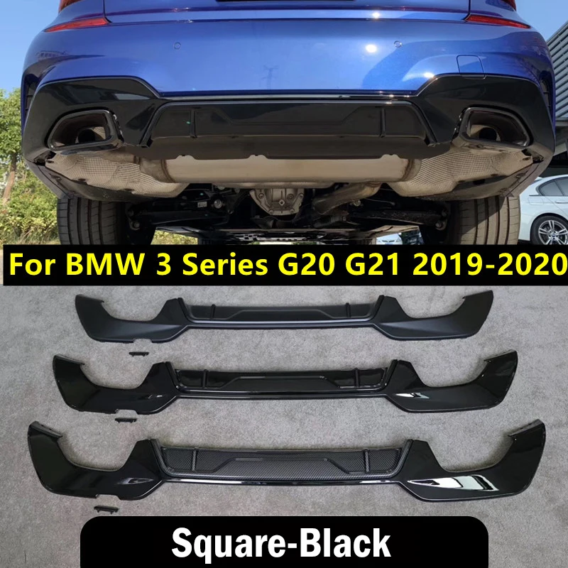 

Модификация задних губ для автомобиля из углеродного волокна модифицированный маленький объемный хвост для BMW 3 серии G20 G21 2019-2020 MP Style