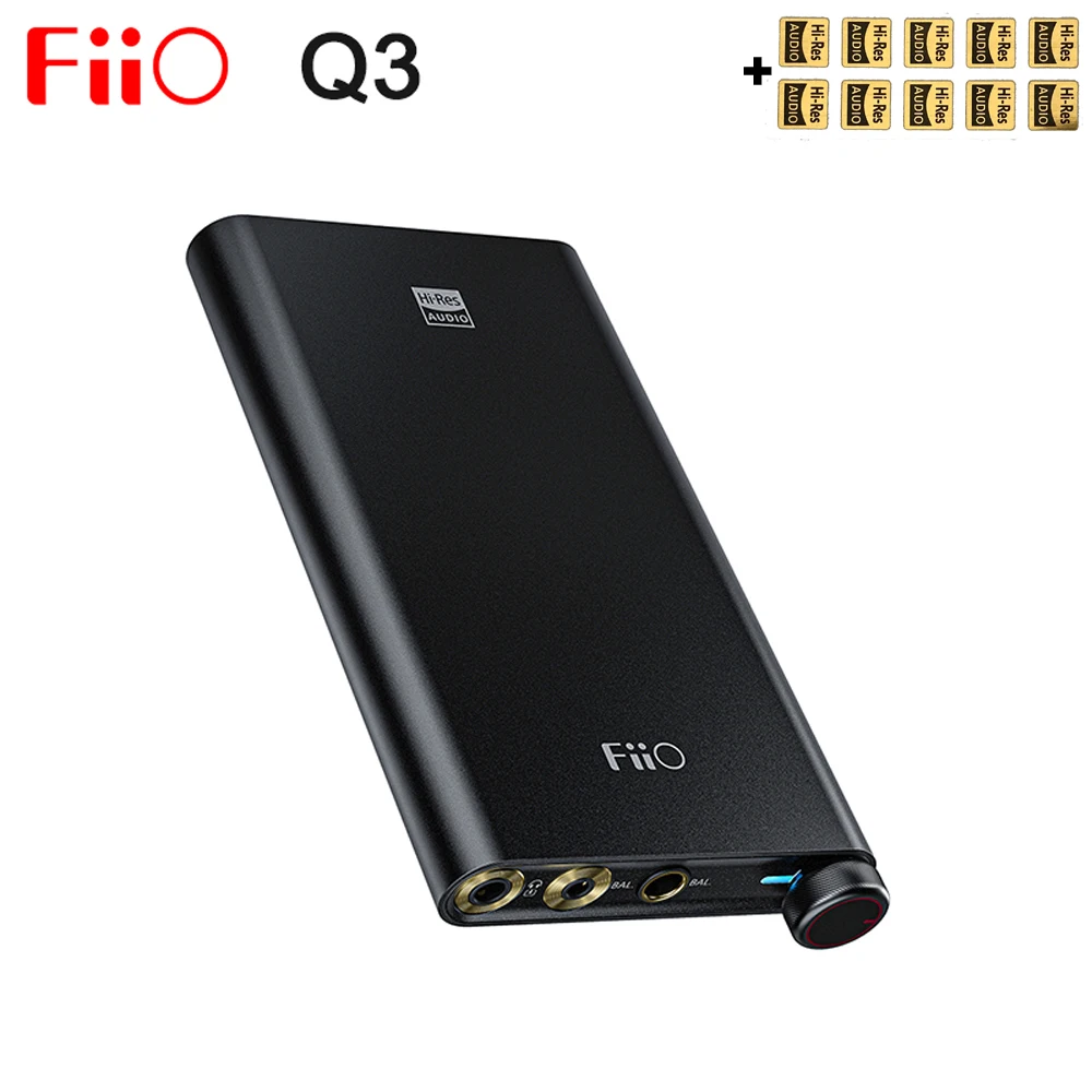

Усилитель для наушников FiiO Q3 AK4462 Chip THX, USB DAC AMP XMOS XUF208 PCM768K DSD512
