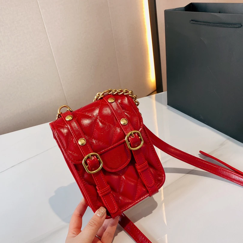 

Осень-зима 2021, новый плечевой ремень с цепочкой, простая и универсальная женская сумка, сумка через плечо, сумка-мессенджер, сумка для хранен...