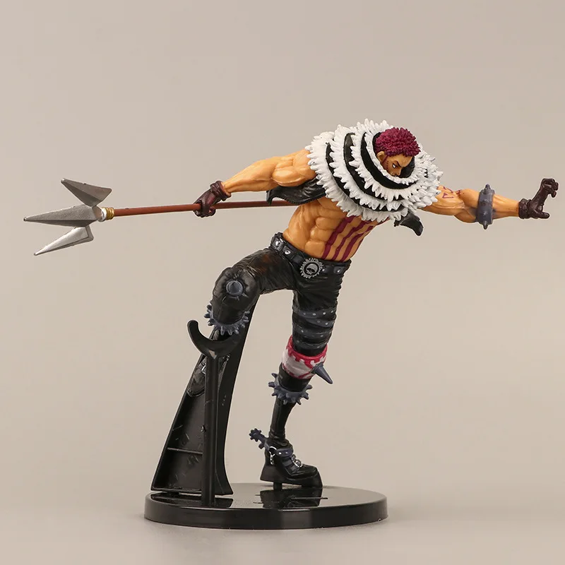 1pc 16.5cm Anime One Piece Action Figures Toys Cool Charlotte Katakuri Cartoon Figureine Models Doll Kids | Игрушки и хобби