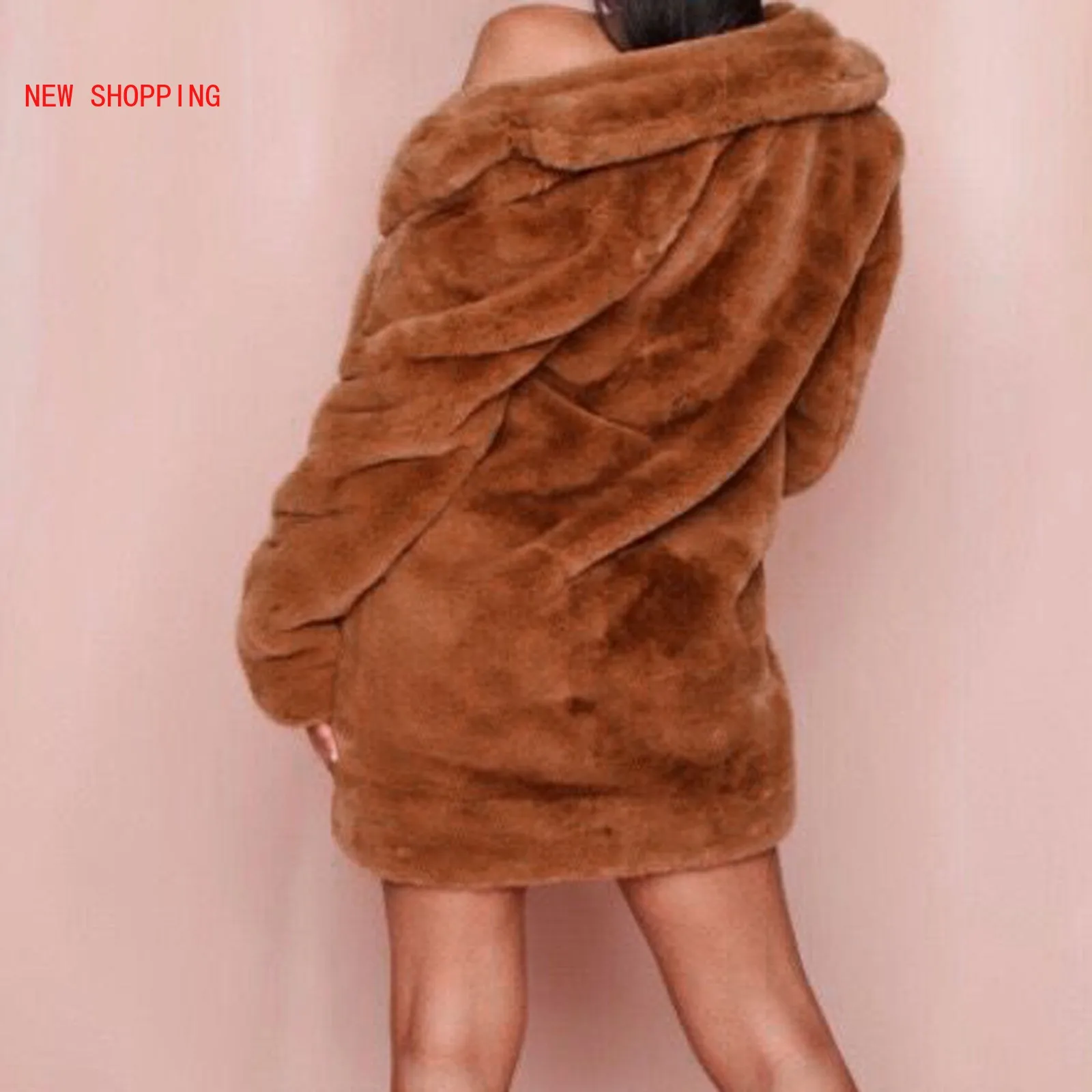 Winter Coat Woman 2022 Autumn Long Faux Fur Coat Women Warm Fur Teddy Jacket Female Plush Teddy Coat Plus Size Outwear Ladies