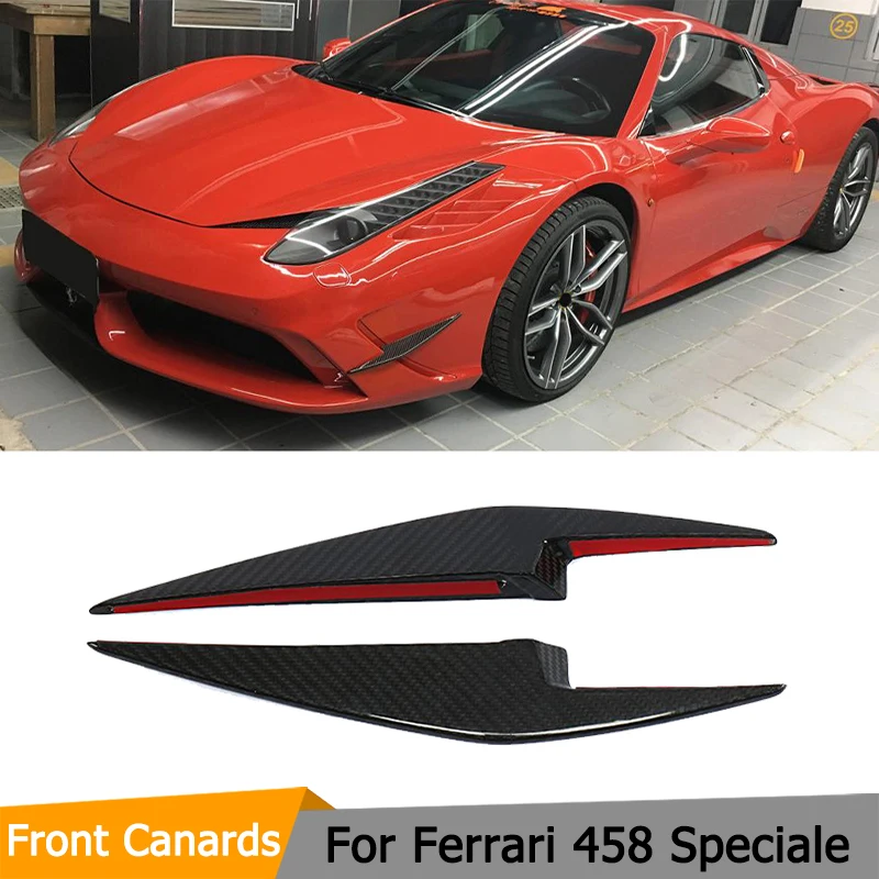 Плавники для передних противотуманных фар Ferrari 458 Special из углеродного волокна