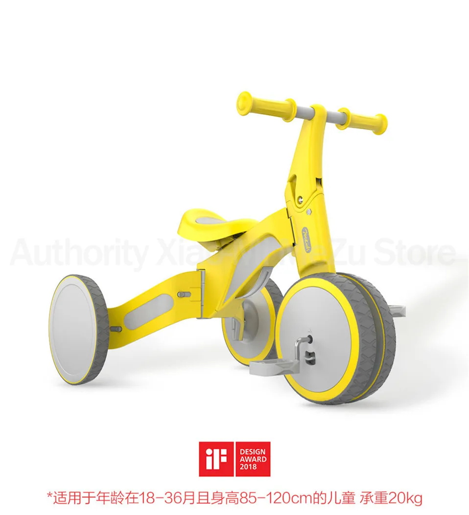 Xiaomi Youpin TF1 деформируемый двухрежимный велосипед для детей 18-36 месяцев контроль баланса езда на интеллект игрушки подарок