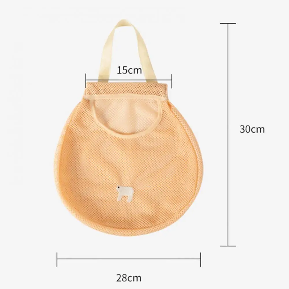 

Ginger garlic onion bag mesh bag multifunctional shopping bag reusable long handle net fruit and vegetable sorting storage bag