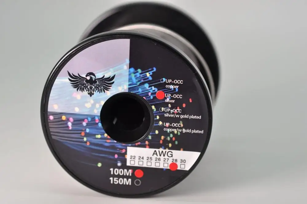 Пластина LITZ OCC с улучшенной линией для наушников 7N серебристая 28AWG MMCX UPOCC 99.99998% LIZT
