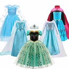 Детское платье принцессы Анны и Эльзы, на Возраст 3-10 лет