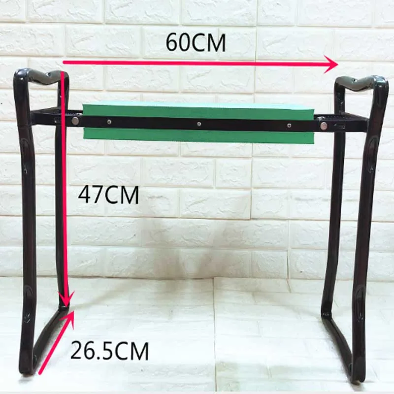 Складной садовый месильник и сиденье с мешочками для инструментов прокладка из