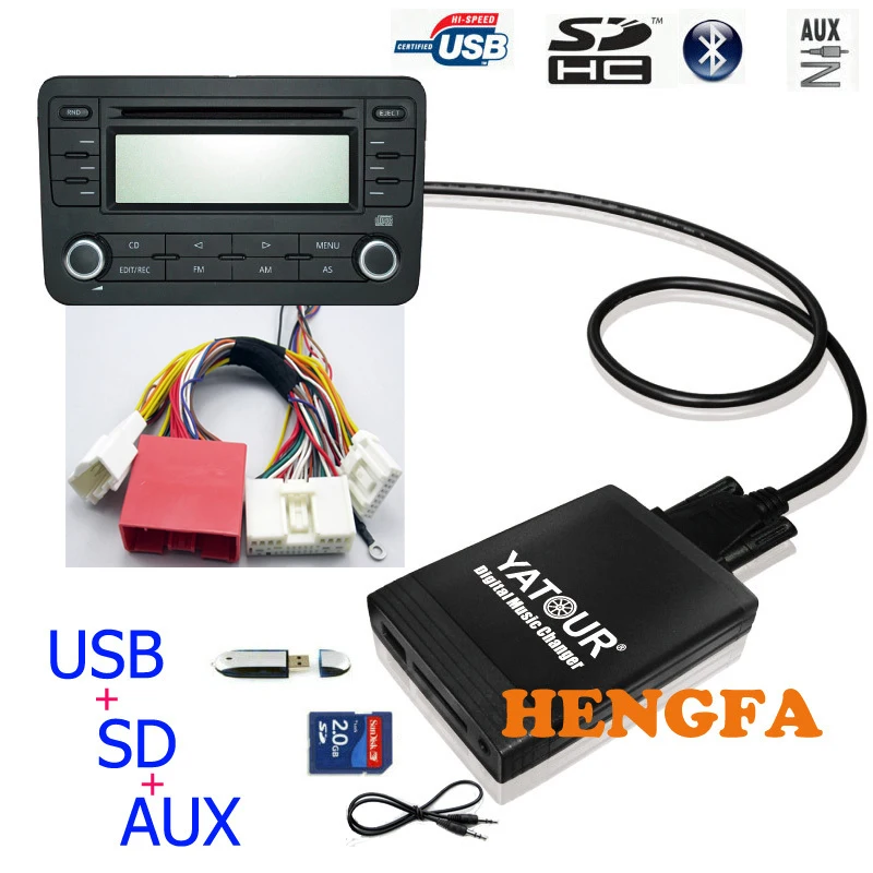 Зарядное устройство для цифровой музыки Yatour USB MP3 AUX адаптер новой Mazda 3/5/6 CX5 CX7 RX8 2009