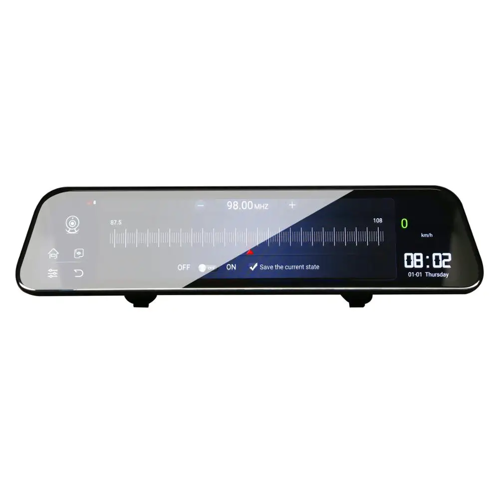12 дюймов Android 8 1 Adas Dash Cam Автомобильный видеорегистратор Gps Bluetooth навигация Fhd видео
