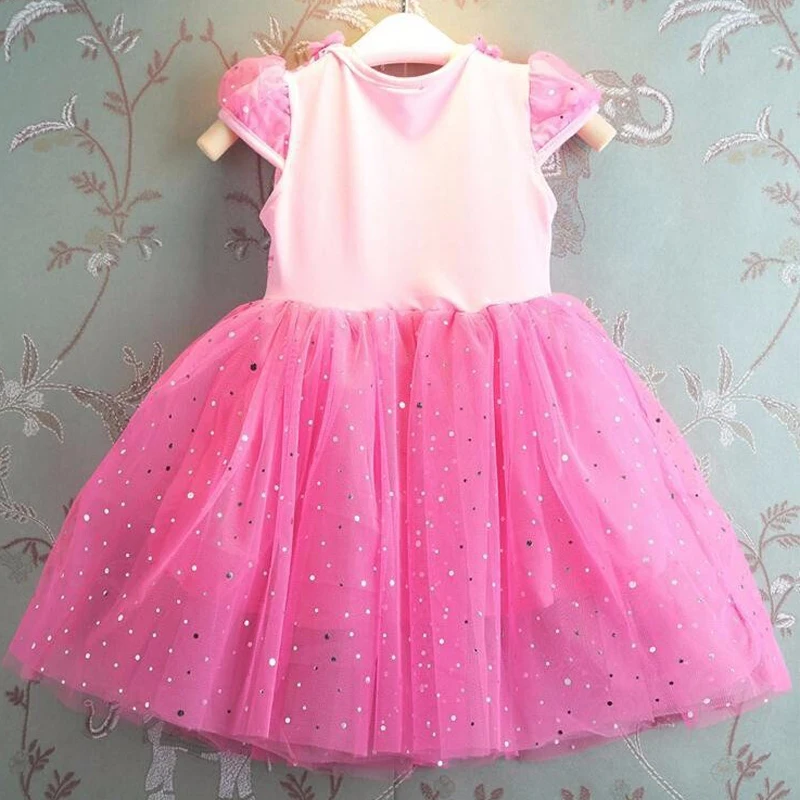 Платья для девочек летняя брендовая одежда малышей платье принцессы Анны и Эльзы