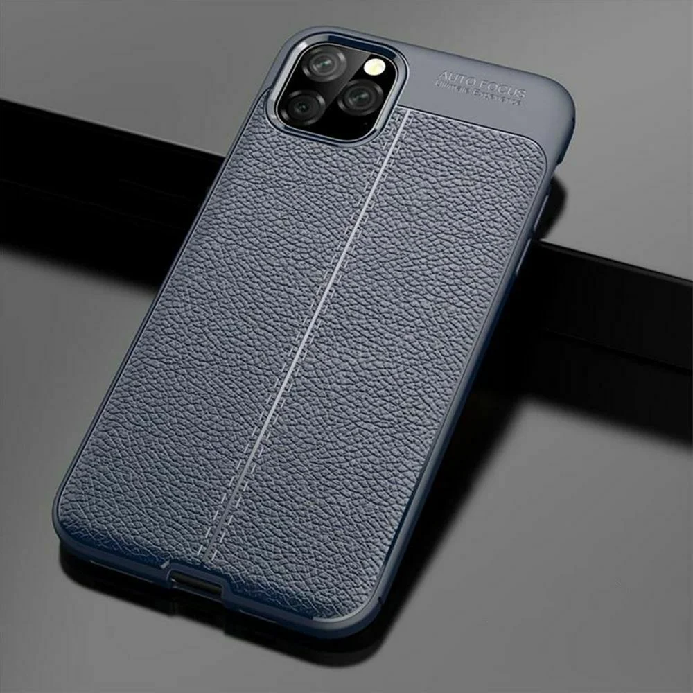 

Coque Noir Effet Cuir Housse TPU For iPhone 12 Mini 12 Pro Max 6 S/7/8/XS/XR/11 SE
