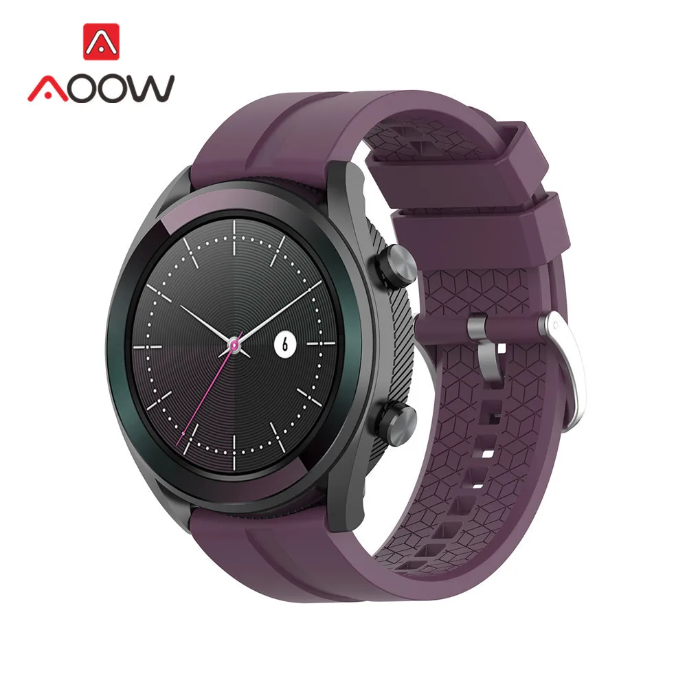 Мягкий спортивный силиконовый ремешок 22 мм для huawei Watch GT 2 Active/элегантный Honor Magic быстросъемный браслет для умных часов