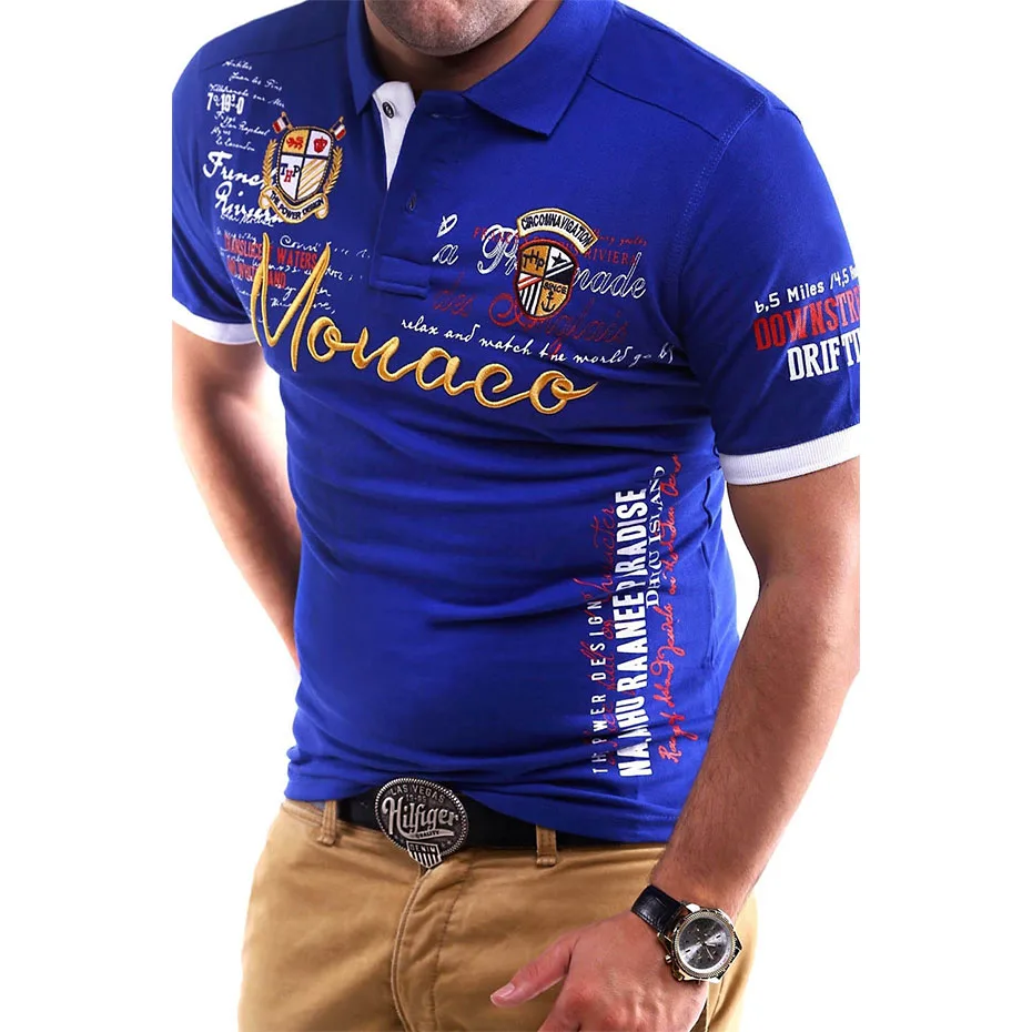 Брендовая футболка ZOGAA новая модная мужская облегающая с коротким рукавом