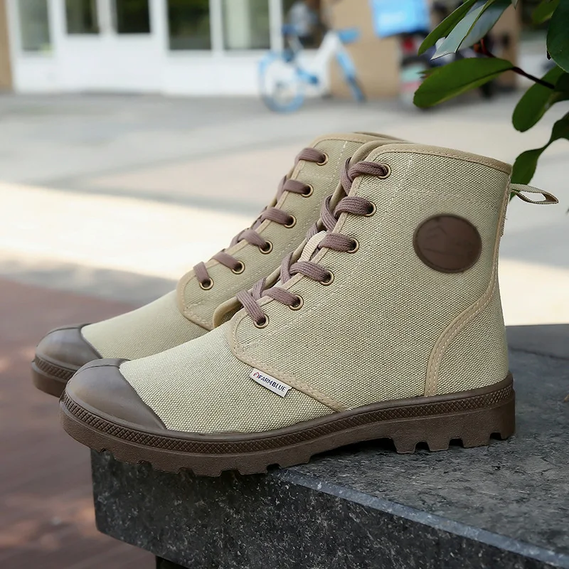 

Новые Высокие Ботинки Martin для активного отдыха, походная повседневная обувь, мужская и женская холщовая обувь