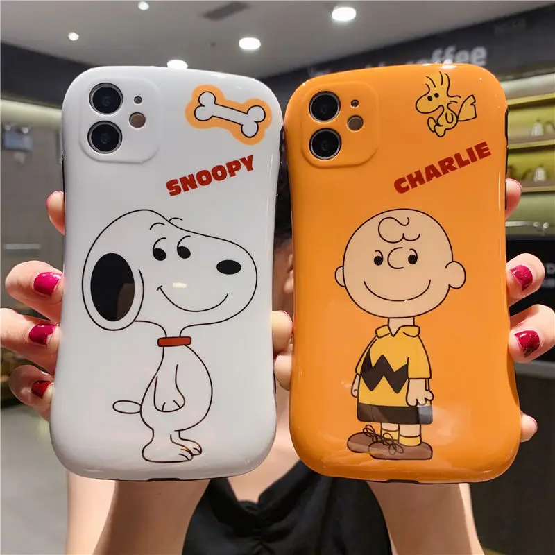 

Snoopy Mobile Phone Case for IPhone 13/13Pro/13Promax/13min/X/XR/XS/XSMAX/11/12Pro/12mini Phone Couple Case Cover