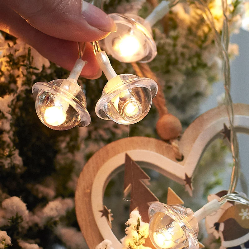 Светодиодный сказочный прозрачный в форме планеты батарея USB гирлянда 6 м