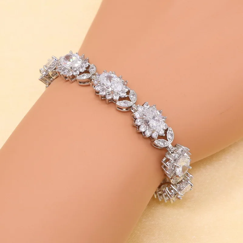 Женский ювелирный комплект колье подвеска серьги кольцо браслет | Украшения и