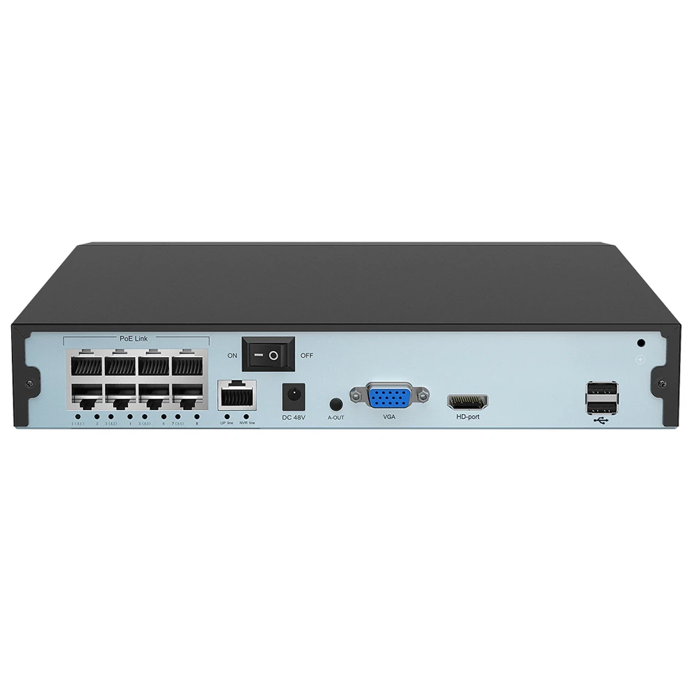 Сетевой видеорегистратор ViewEye 4 канала 8 каналов 1080P 48 В POE NVR XMEYE 802.3af P2P ONVIF Full HD МП