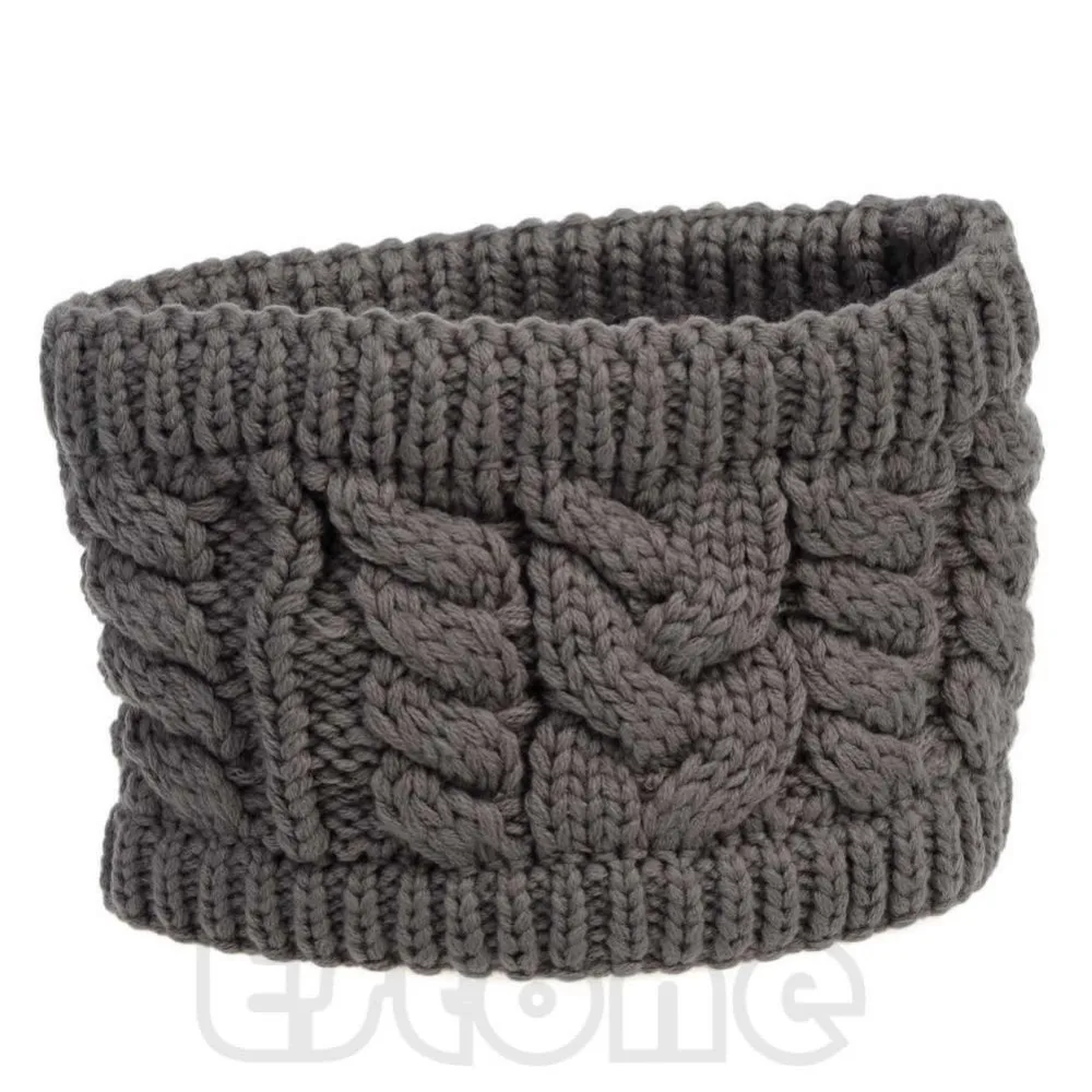 Шикарная Женская трикотажная пустая шапка с черепами повязка на голову теплая