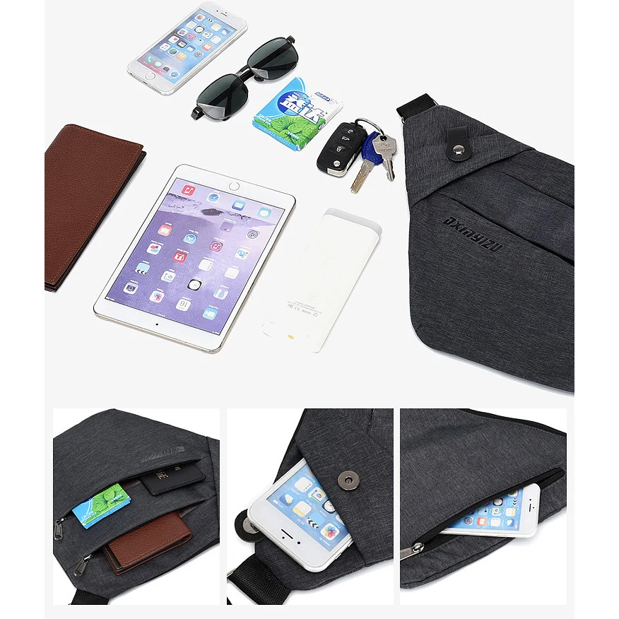 Сумка через плечо с защитой от кражи и отделением для монет| |