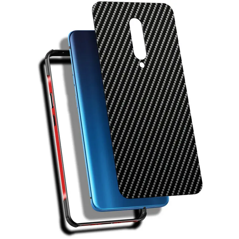 Carbon Fiber Case Oneplus 7 Pro PC+ Aluminum Metal Bumper Case Oneplus 7 Shockproof Metallic Back Cover Oneplus7 Pro 1+7 Coque