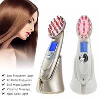 rf hair growth comb anti hair loss scalp massage instrument oil control hairdressing instrument micro current beauty instrument