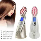 RF Расческа для роста волос против выпадения волос инструмент для массажа кожи головы контроль жирности парикмахерский инструмент микро-инструмент для красоты