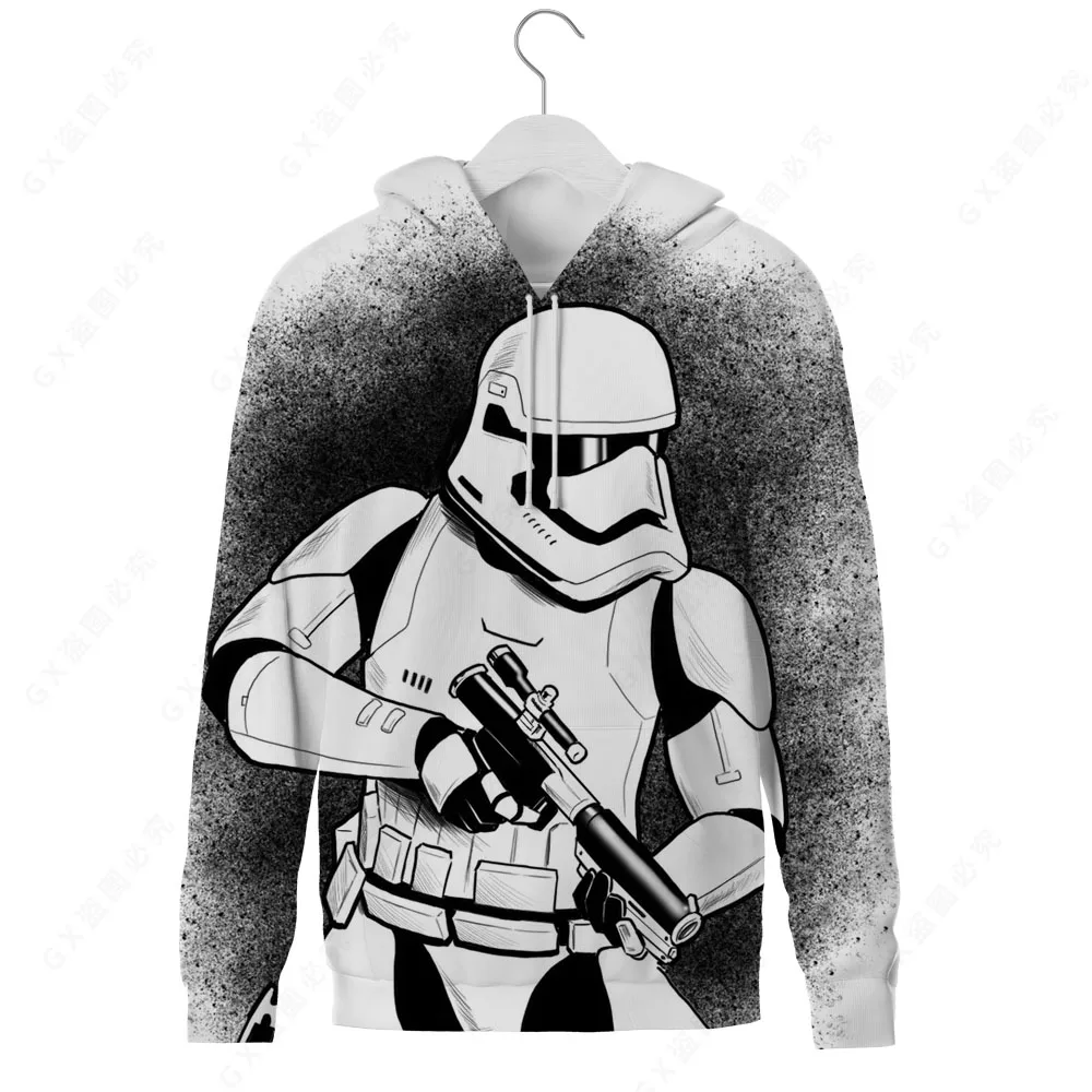 

Star Wars New Mandalorian baby Yoda Hoodie men's Hoodie 3D printed fall Pullover Street cool clothes boys and girls
