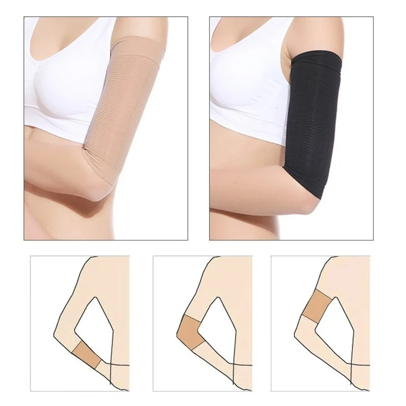 

680 D Strong Thin Arm thin Calve Cover Tight Shaping Plastic Arm Wrap Belt Beauty Women Shaper Weight Loss Arm Slimmer Belts