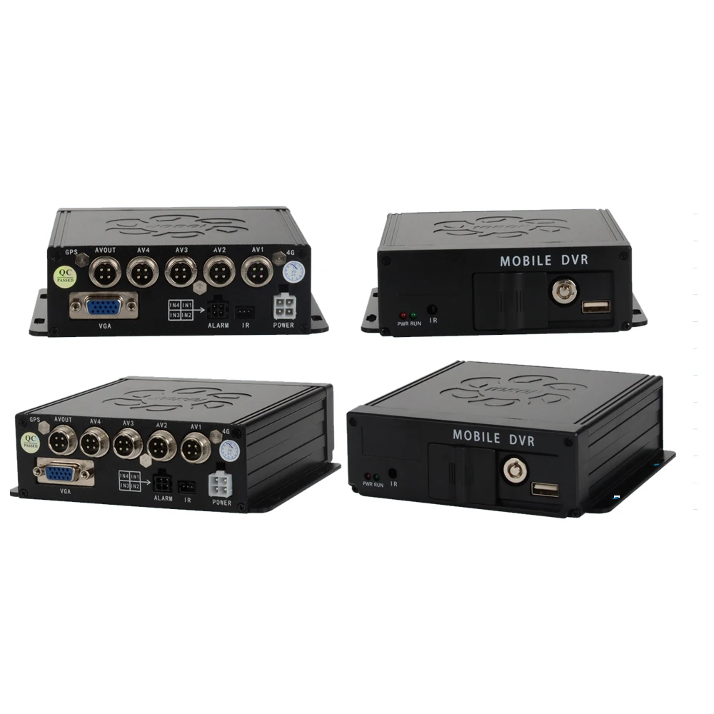 4CH AHD Мобильный DVR IR камера система для грузовика автомобиля автобуса 1080P FHD SD карта