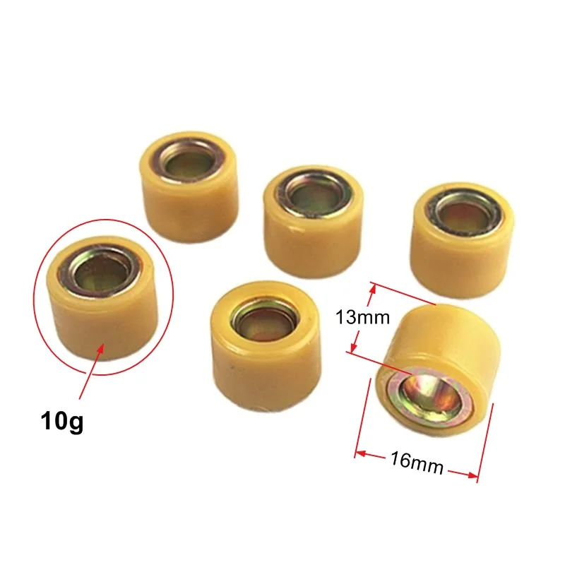 16x13 мм 10g 14g вариатор ролик GY6 50 50CC 80CC 147QMD скутер 139QMB Dio R1 100 100CC JR100 Jonway Jmstar Запчасти