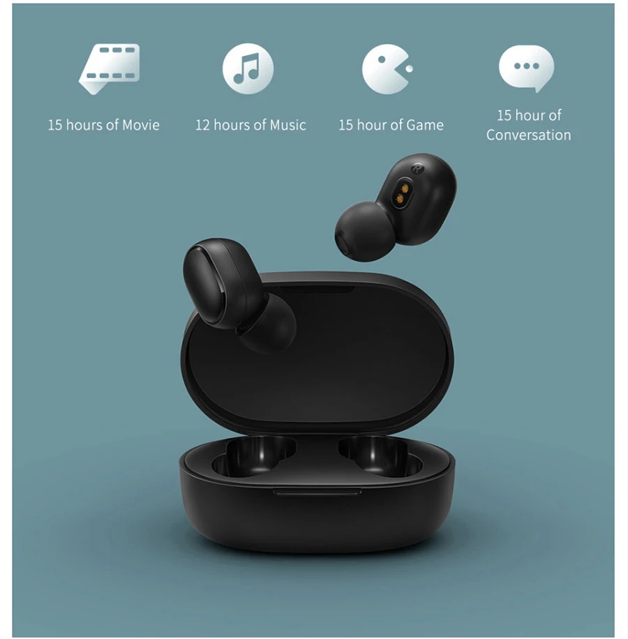 Оригинальные беспроводные наушники Xiaomi Redmi Airdots TWS, наушники с громкой связью, голосовое управление, Bluetooth 5,0, шумоподавление, управление AI