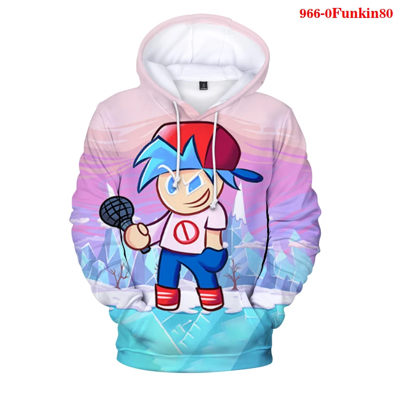 

Spring Autumn Women Men Hoodies Pockets Friday Night Funkin 3d Jacket Teenager Boys Girls Hoodies Clothes Drawstring Hoody Coats
