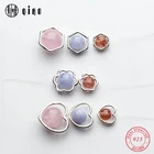 1 шт. серебряные бусины 925 пробы серебро 925 фурнитура для ювелирных изделий сердца шестиугольные бусины в форме цветов для серебряных браслетов и ожерелий