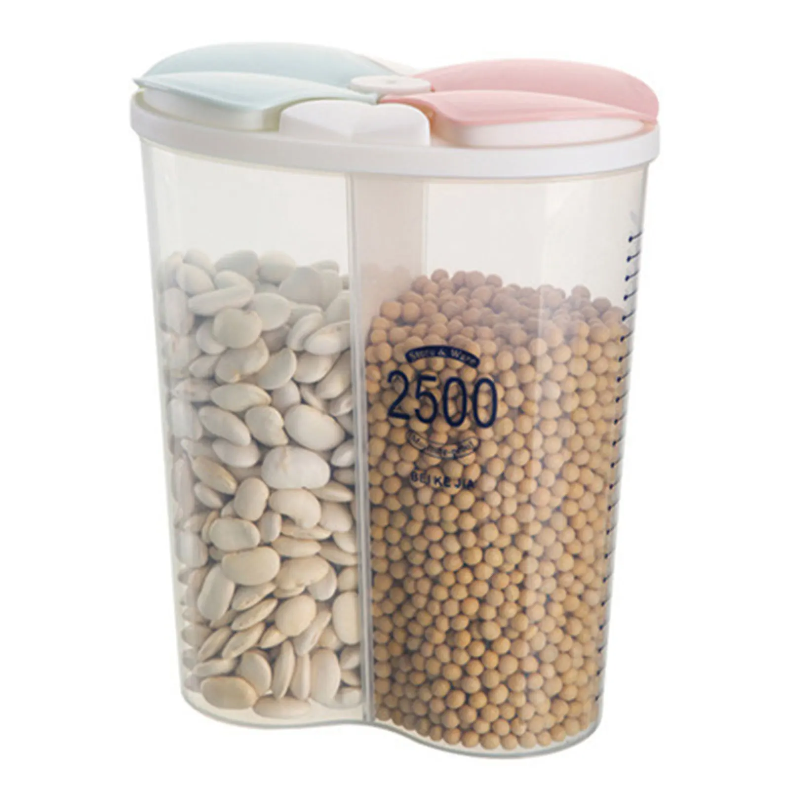 

Kitchen Storage Box Food Storage Box Kitchen Grain Storage Tank Moisture-Proof Sealed Cans Transparent Organizers