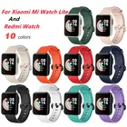 Ремешок сменный силиконовый для XiaoMi Mi Watch Lite, спортивный браслет для XiaoMi RedMi Watch, ремешок для смарт-часов