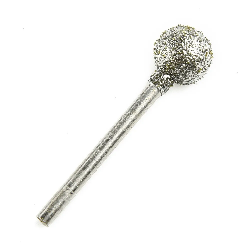 

Kit Burr Drill Bit Round Ball Drill Bits Set Tool 3mm Shank 45mm Diamond