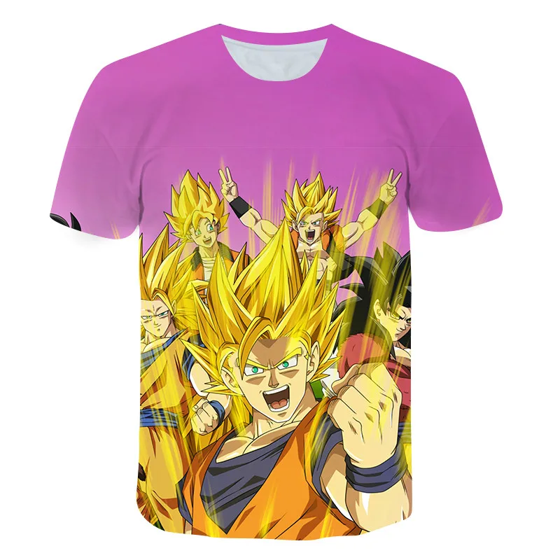 

2021 new 3D printed T-shirt Wukong boy boy middle and small children short-sleeved summer clothing high quality