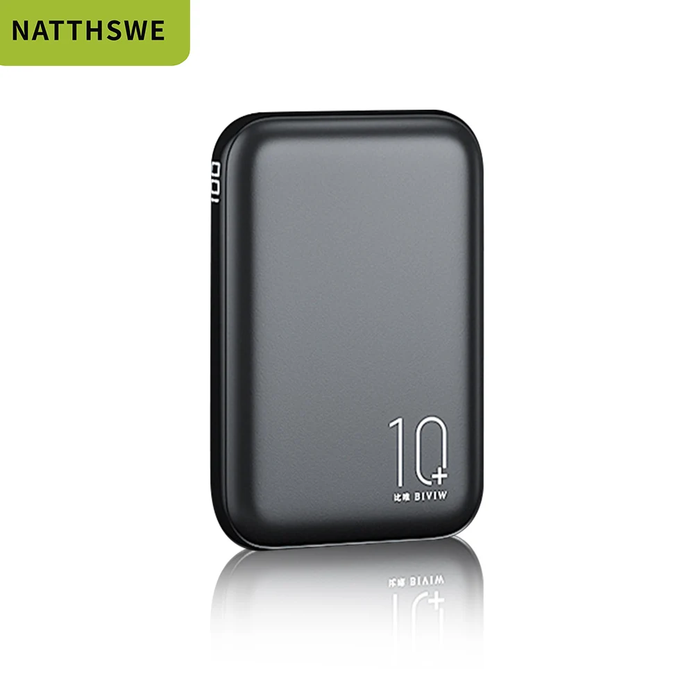 NATTHSWE 10000 мАч Внешний аккумулятор внешний повербанк USB портативное зарядное